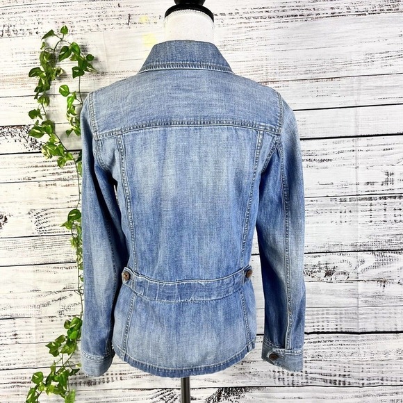 Ralph Lauren Denim Jean Jacket size Small Classic Pockets Casual Western Texan - Picture 14 of 15
